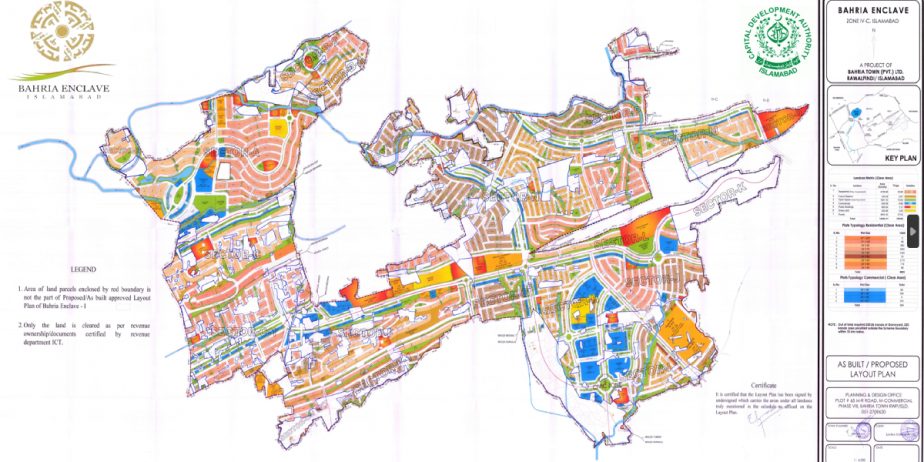 Bahria Enclave CDA LOP Layout Plan