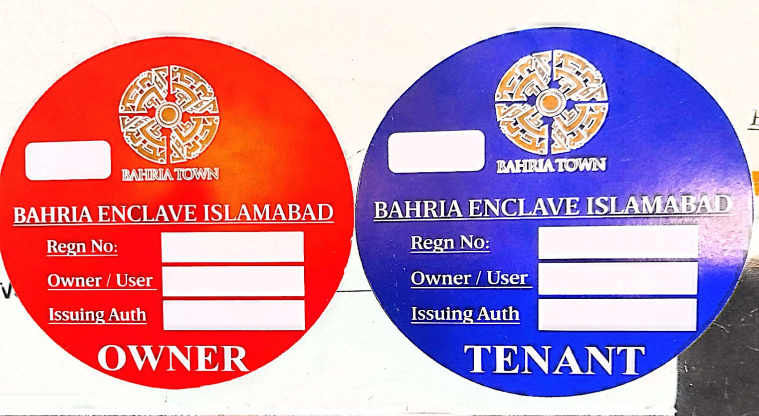 Bahria Enclave Islamabad – MSM Security Vehicle Sticker Issuance for Residents
