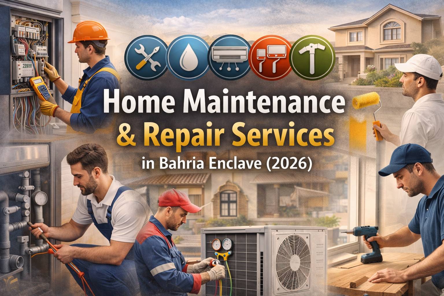 Home maintenance and repair services available in Bahria Enclave Islamabad