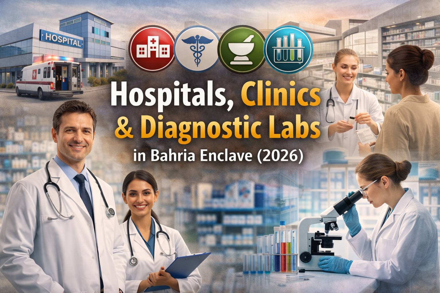 Hospitals, clinics, pharmacies, and diagnostic labs in Bahria Enclave Islamabad