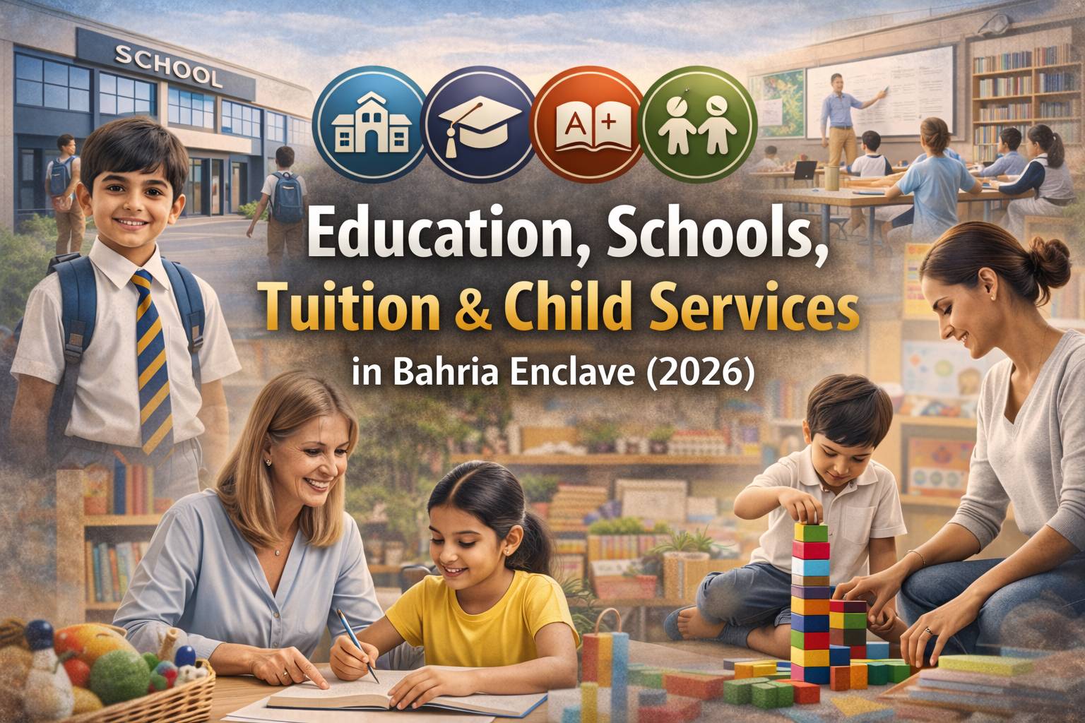 Schools, tuition centers, and child education services in Bahria Enclave Islamabad